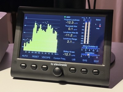 tc electronic clarity m - audiometer mit digitalen und analogen Schnittstellen