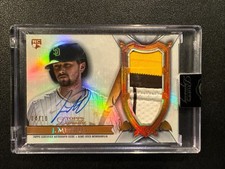 2024 Topps Dynasty Jackson Merrill Rookie RC Patch Auto /10 DAP-JM6 3 Color