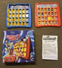 Disney Guess Who Game Hasbro Complete Toy Story Cars Mickey Minnie Princess 2014