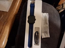 Letsfit e41 Black Smart Watch with 2 bands