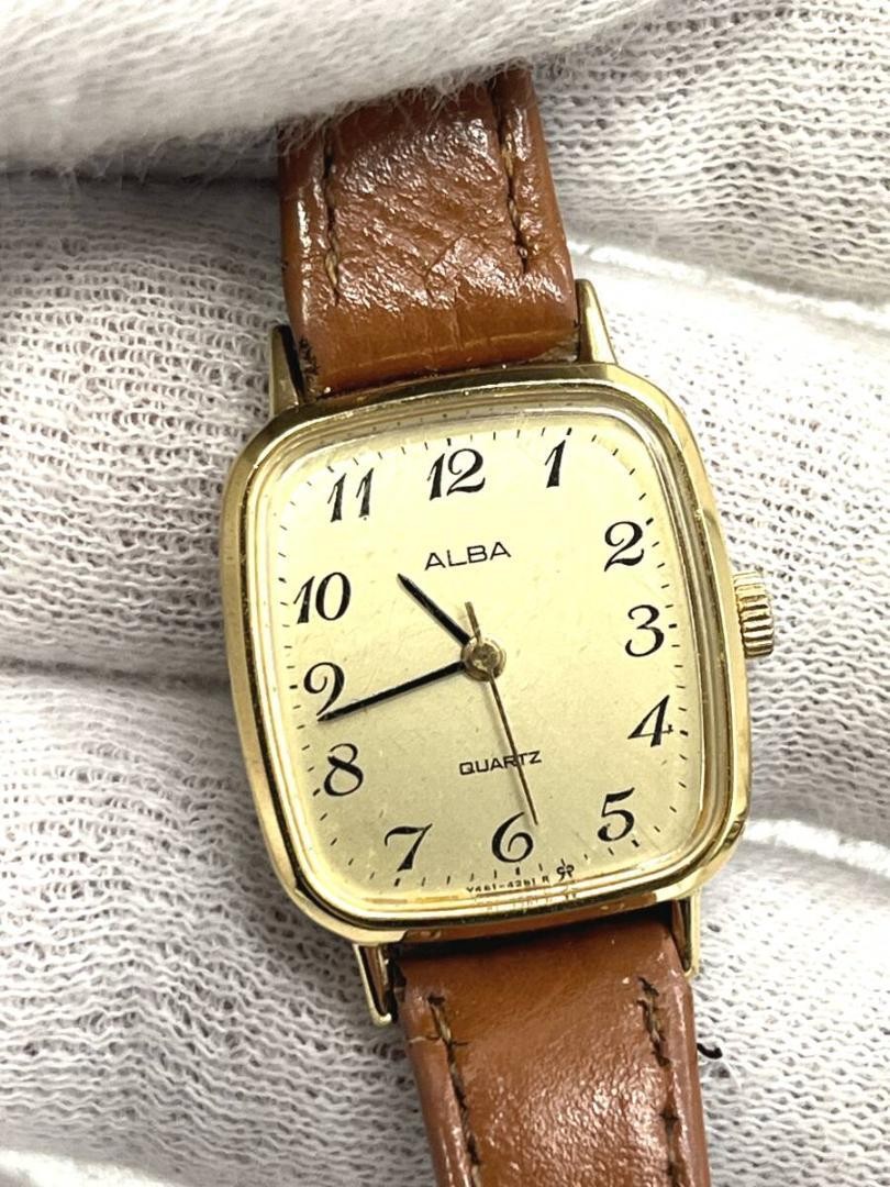 Y481-6360 28mm Working SEIKO for Case ALBA Not Watch Junk Parts Quartz - vintagewatches.pk