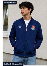 Umbro Herren Rugby Bomberjacke England blau B...