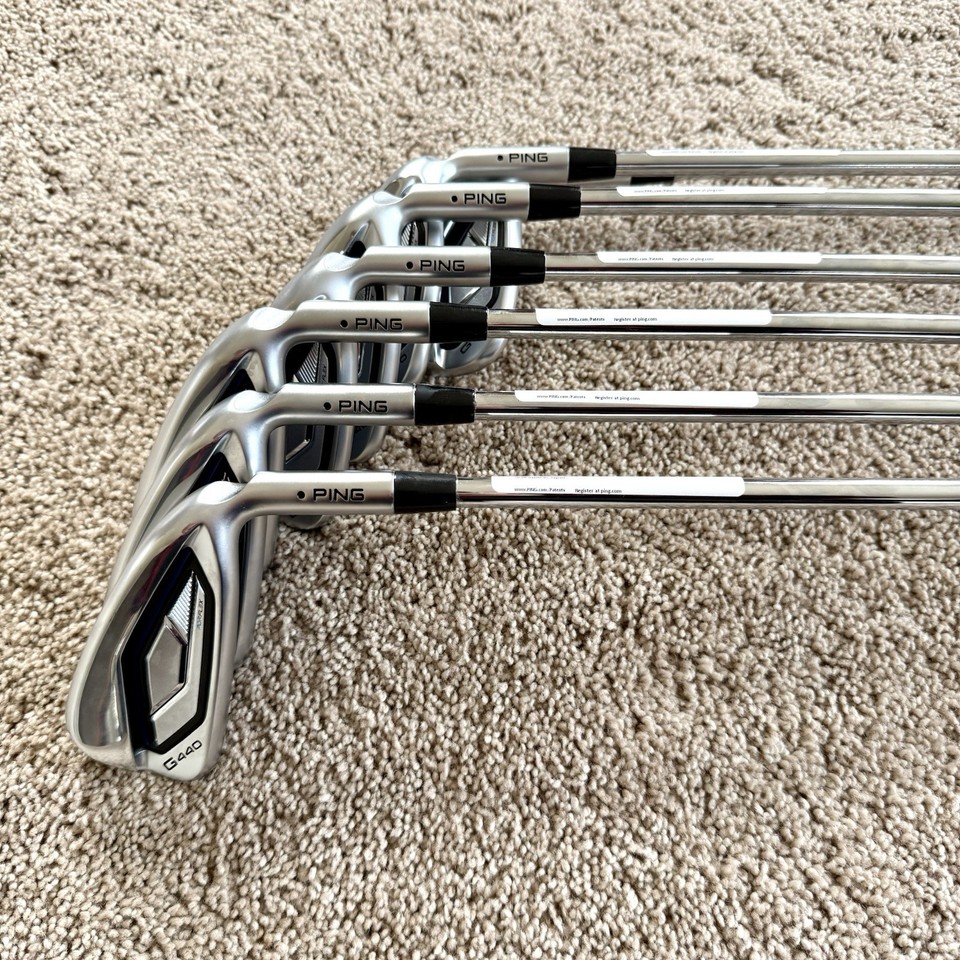 Set De Fers Ping G440 – 5-PW + GW – 7 Clubs – Droitier – Flex Stiff – Acier AWT 3.0 – Neuf