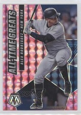 2021 Panini Mosaic All-Time Greats Pink Camo Prizm Alex Rodriguez #ATG11 04cw