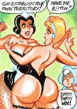 Unfriendly Competition - Sketch Card