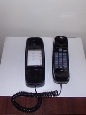 AT T Trimline 210 Phone Push Button Black Landline Adjustable Volume