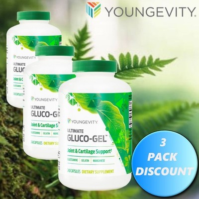 Youngevity Dr. Wallach Ultimate Gluco-Gel  - 240 Capsules - (3-pack)