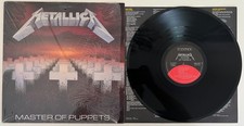 Metallica - Master Of Puppets 1986 Elektra lp OG 1st SP RARE Metal w/insert NM