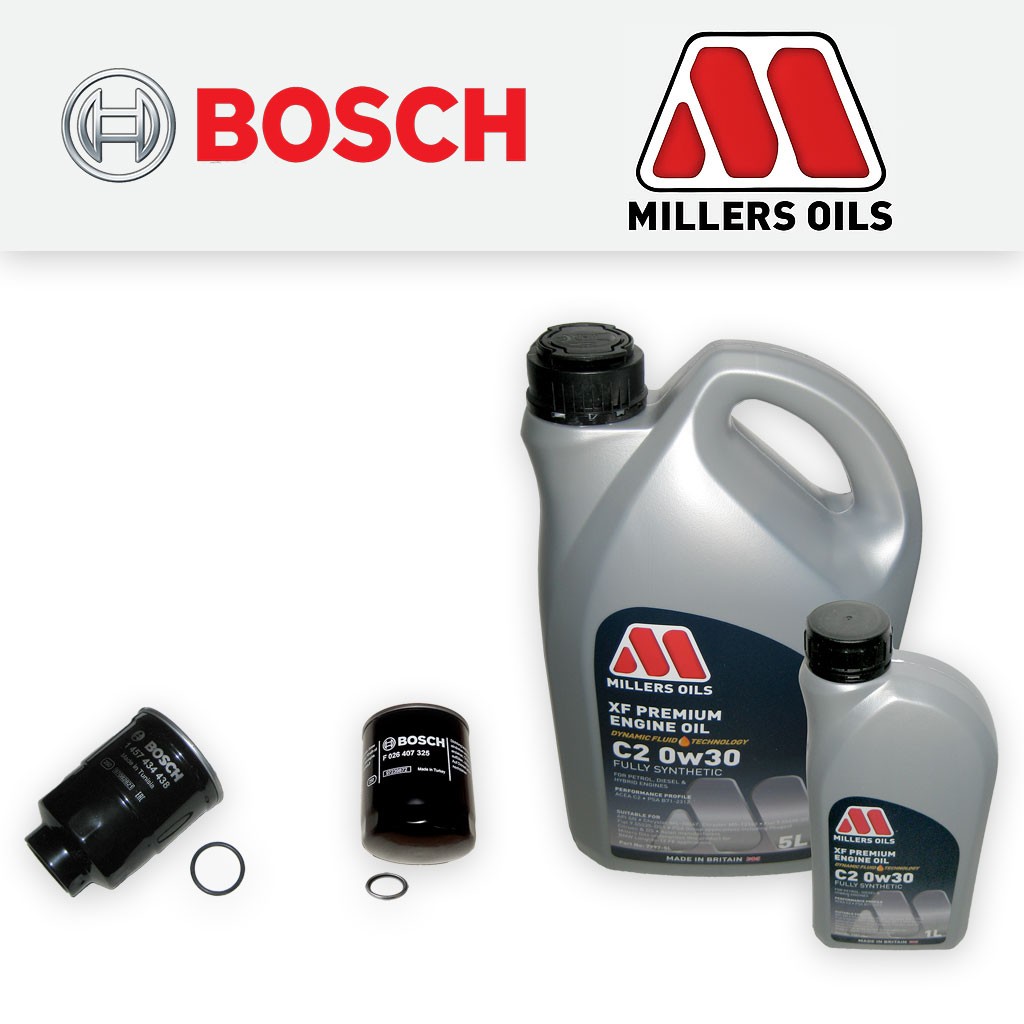 SERVICE KIT for SUBARU IMPREZA 2.0 D OIL FUEL FILTERS +0w30 LL OIL (2009-2012)