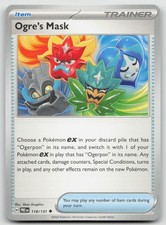 Ogre's Mask 118/131 Prismatic Evolutions Uncommon Pokemon NM/M