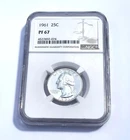 1961 Washington Quarter NGC PF67 Proof 25C Graded Coin Cert #4527892-074