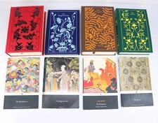 Set Of 4 Indian Style Classics Handmade Custom Clothbound Rebound Penguin