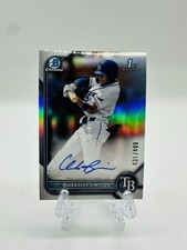 2022 Chandler Simpson Bowman Chrome Auto Refractor /499 #CDA-CSN