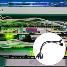 Durable ABS Dc to 4-Pin Fan Power Cable Computer Cooling Fan Adapter