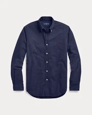 Polo Ralph Lauren Oxford Shirt Navy Brand New Retail $125.00