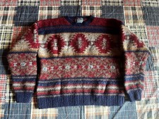 Vintage Woolrich Wool Sweater Youth Kids Size XL