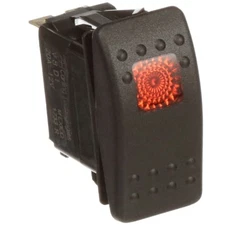 1PC CARLING TECHNOLOGIES V8D1A60B-AEC00-000 Switch;Rocker;SPDT;(ON)-OFF-(ON);Il