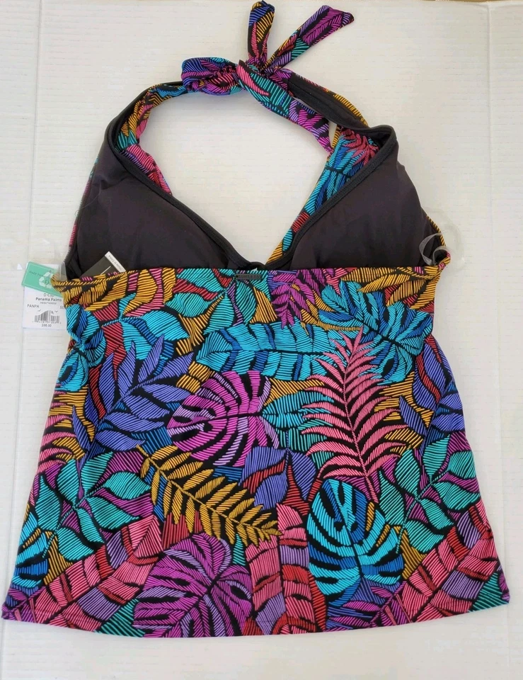 NUEVO Traje de Baño Tankini Halter Sunsets Heidi Top Palmeras de Panamá Para Mujer Talla D Copa Foto 3 de 4