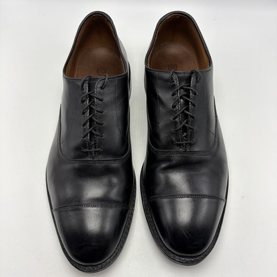 Allen Edmonds Park Avenue Cap Toe Oxfords 11.5 3E Black Made in USA 5615 Read