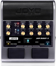 10W Electric Guitar Combo Amp Multi-Effects Pedal Portable Amplifier with Footsw