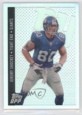 2006 Topps Draft Picks and Prospects (DPP) Chrome Refractor Jeremy Shockey j1a