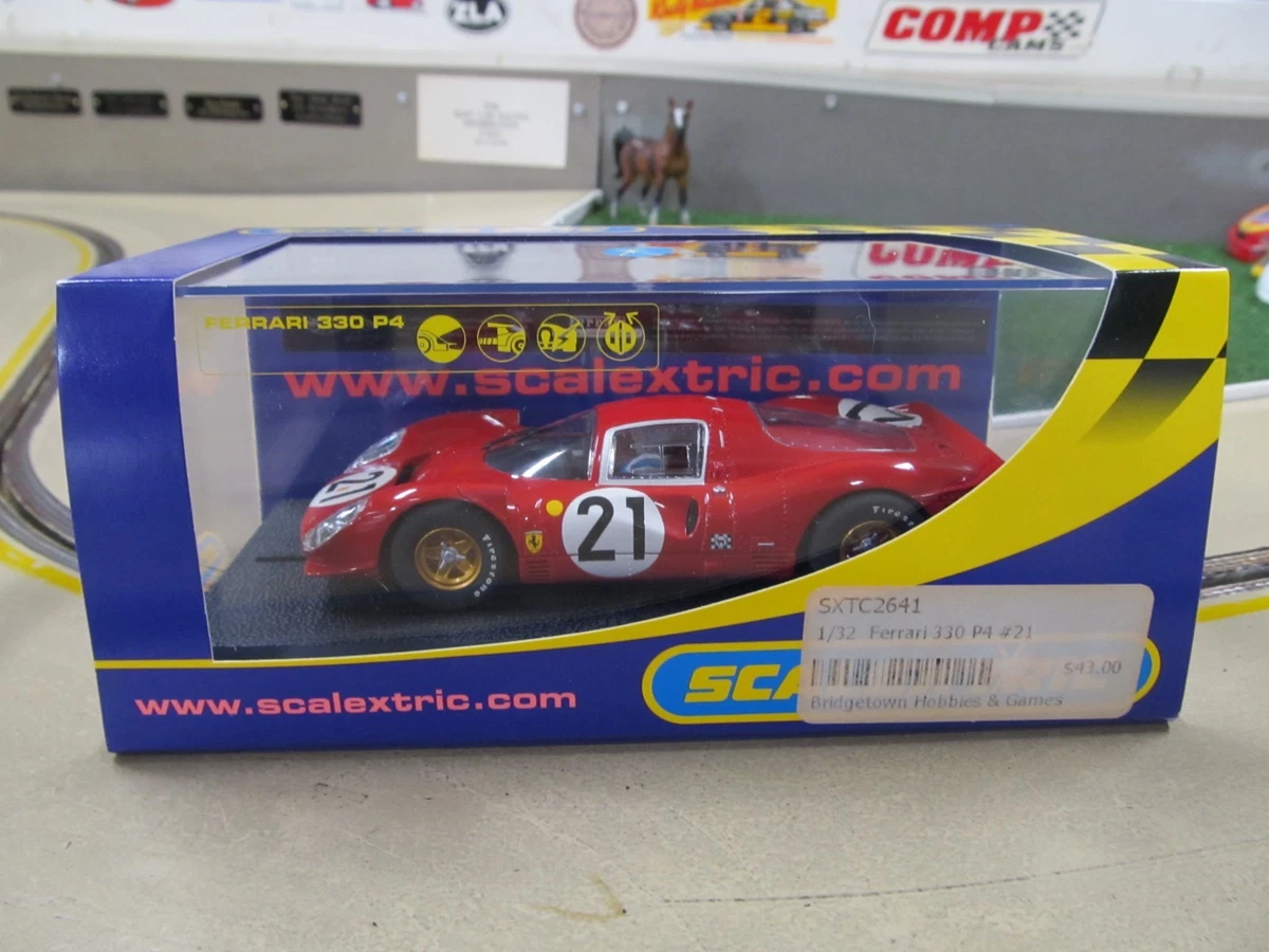Scalextric Ferrari 330 P4 (1/32) - Boîte D'origine C096 - Voiture De Slot Car Vintage