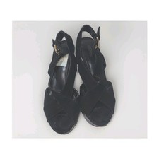 Michael Kors Platform Heel Suede Sandals