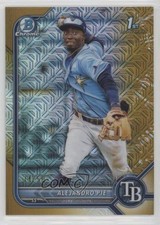 2022 Bowman Mega Box Gold Mojo Refractor 34/50 Alejandro Pie #BCP-99 9b3