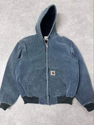 Carhartt Active Jacket J68HTG Vintage USA Made Fade 2XL Used Carhartt Active Jacket J68HTG Vintage USA Made Fade 2XL Used