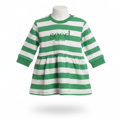 Seed Heritage Baby Girls Core Logo Dress Size 00 (3-6 months) Apple Green New