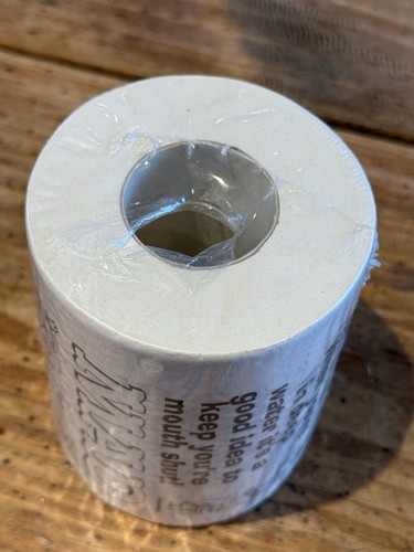 Vintage MAD MAGAZINE Novelty TOILET PAPER Roll ALFRED E. NEUMAN Damaged - Foto 4 di 10