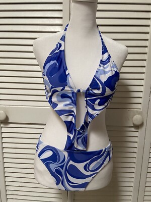    NWOT-Abstract Monokini size small   
