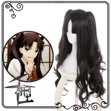 Fate/stay night FGO Rin Tohsaka Cosplay Wig LONG party Synthetic Costume Wigs