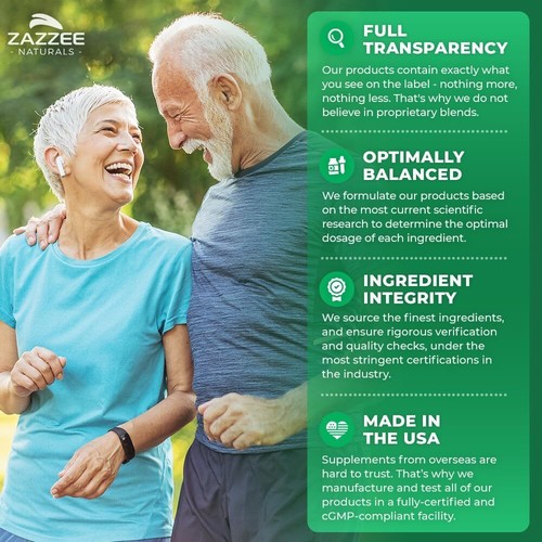 Zazzee Artemisinin Plus BioPerine - Piel Antienvejecimiento, Reparación Celular, Apoyo Inmunológico - Imagen 7 de 11