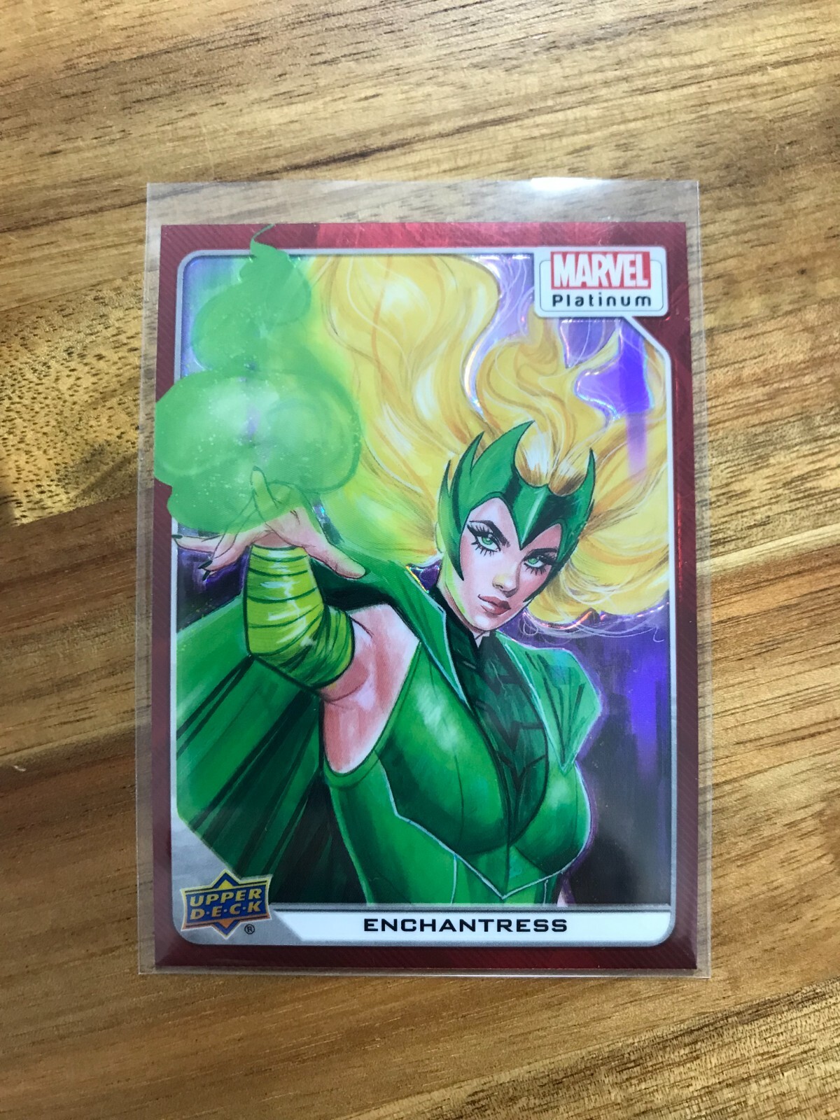 2023 Upper Deck Marvel Platinum Red Rainbow Enchantress #32 b7b