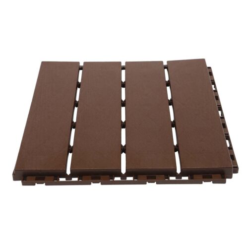 Confezione 12 Piastrelle Ad Incastro Impermeabili Pavimento 30*30cm Pavimento Balcone - Foto 11 di 14