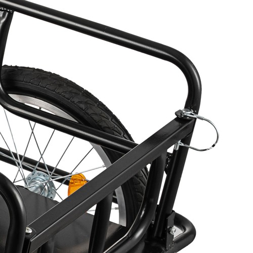 Bike Cargo Trailer Bicycle Carrier Storage Cart 120 lbs Load Carbon Steel - Picture 12 of 12