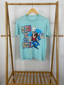VTG-80s-To-Know-Me-Is-To-Avoid-Me-Cowboy-Sun-Sportswear-Thin-T-Shirt-Size-M