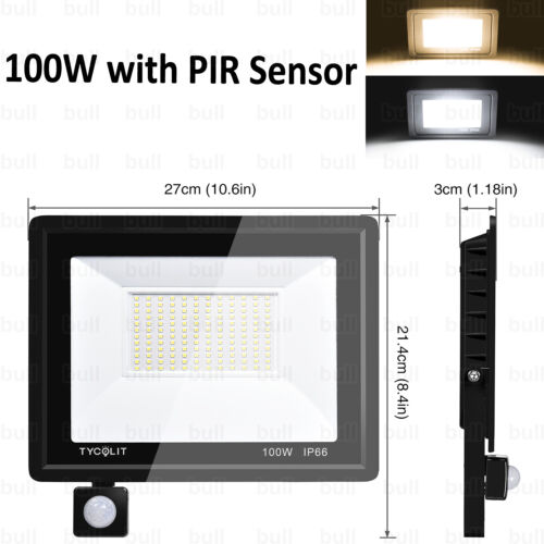 Faretto proiettore led 10W 30W 50W 100W con telecomando spina faro RGB - Foto 69 di 177