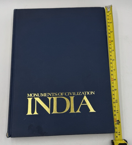 Monuments of civilization India Blue Gold Hardback Cover - Picture 7 of 8