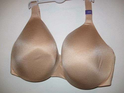 New Women's Beige Padded Cups BRA Full Coverage UnderWire Catherines 48DDD 50DDD - Picture 7 of 18