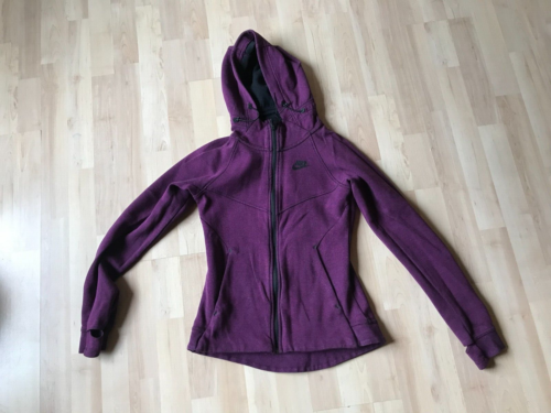 Nike Tech Fleece Hoodie Jacke lila purple Kapuze XS S 34 36 - Picture 1 of 7