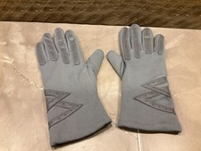 Vintage Gray Driving Gloves Stretch Style One Size lined Excellent