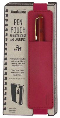 Bookaroo Pen Pouch Pink Milano Blanc Rosewood Gold Ballpoint Pen Gift Storage