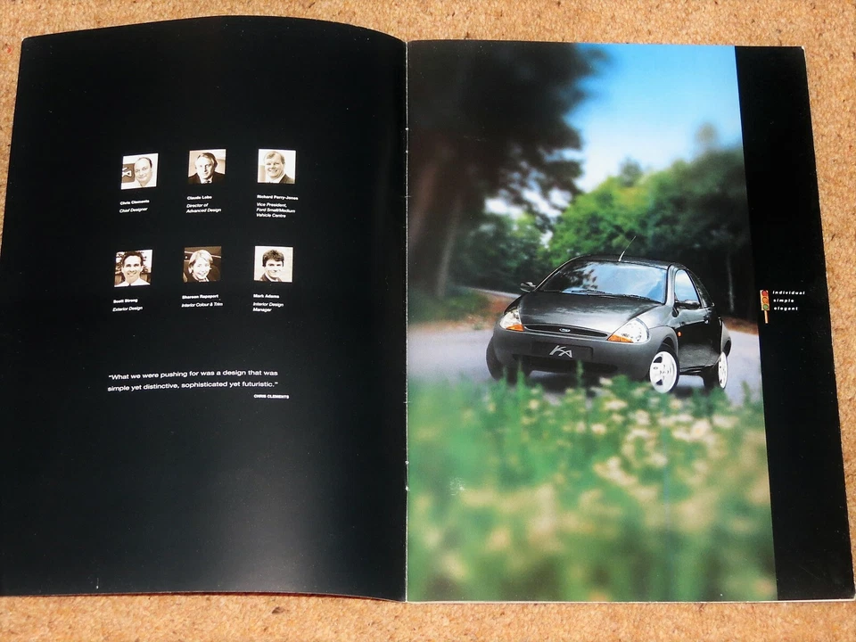 1997 FORD KA Sales Brochure - Ka, Ka2, Ka3, Coours, Accessories - Very Good - Image 2 of 4
