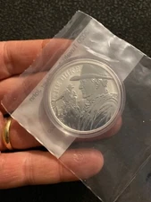 John Wayne Silver Coin 1 Ounce 9999 BU Bullion Western Yellowstone Man Cave 2020