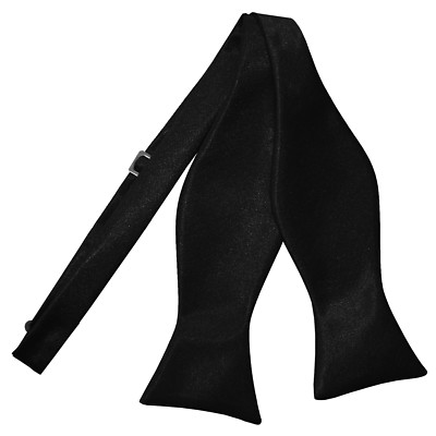 Fliege zum Selbstbinden Satin Uni Einfarbig Herren Formell Freizeit Hochzeit Fliege