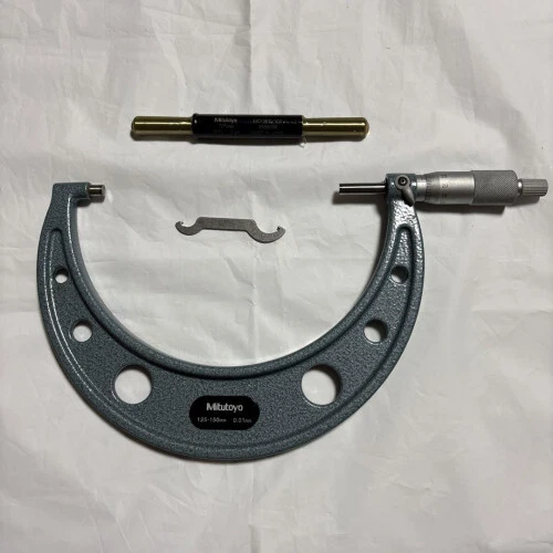 Mitutoyo Outside Micrometer 100-125mm OM-150 103-142 with Box limited From JAPAN
