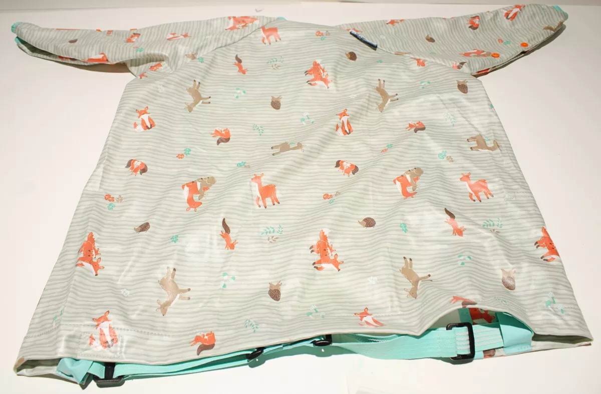BIBaDO Long Sleeve Toddler Bib Waterproof Washable 6 36m Woodland Friends