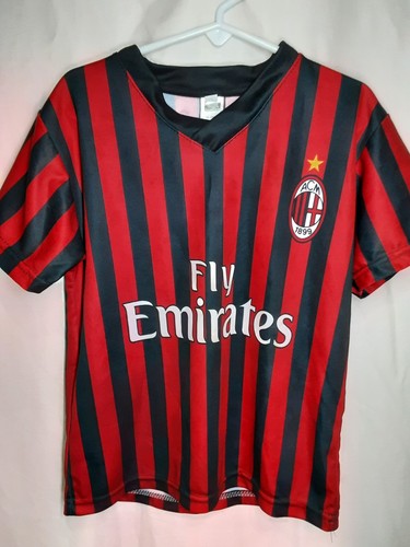 AC Milan #9 Piatek Soccer Jersey Youth Child Size 4 -D63 - Picture 2 of 4